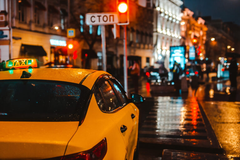 yellow-car-gas-station