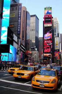 street taxi vew